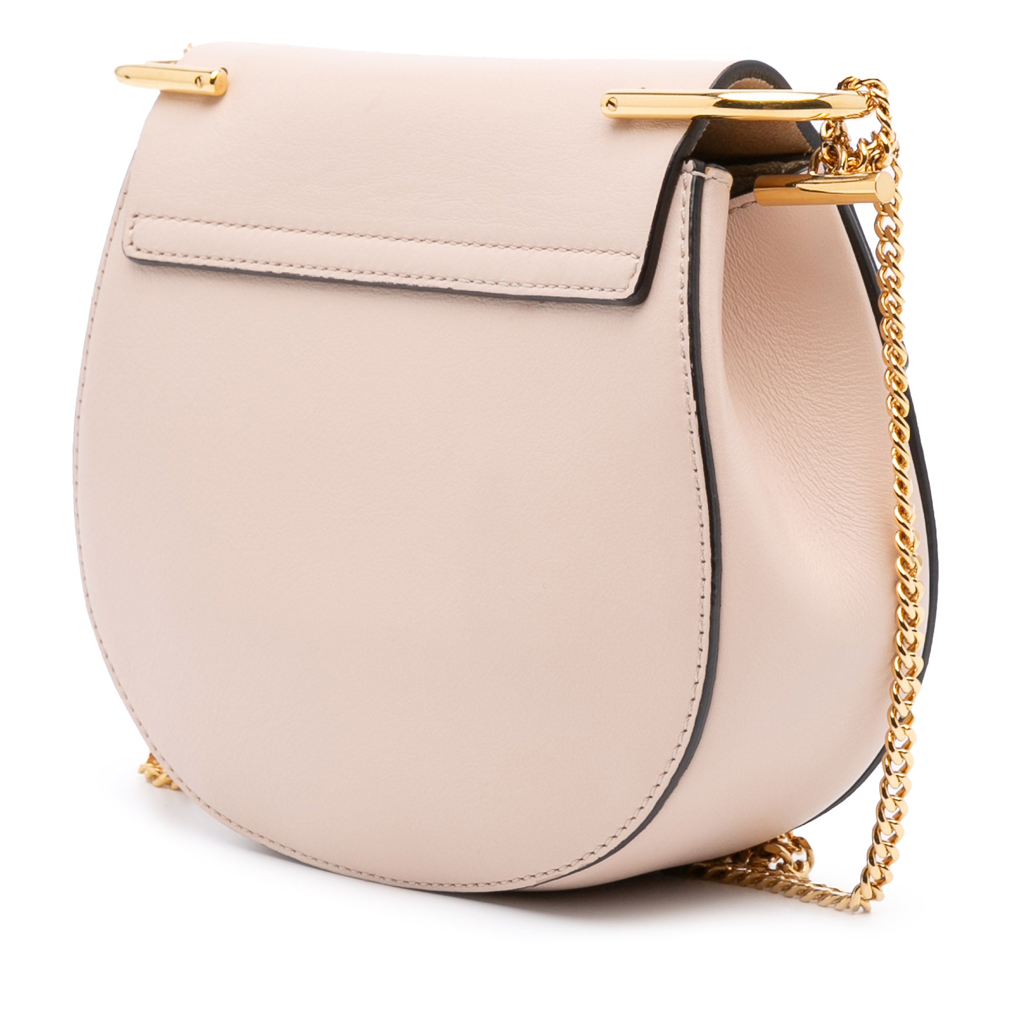 Mini Suede and Calfskin Drew Crossbody