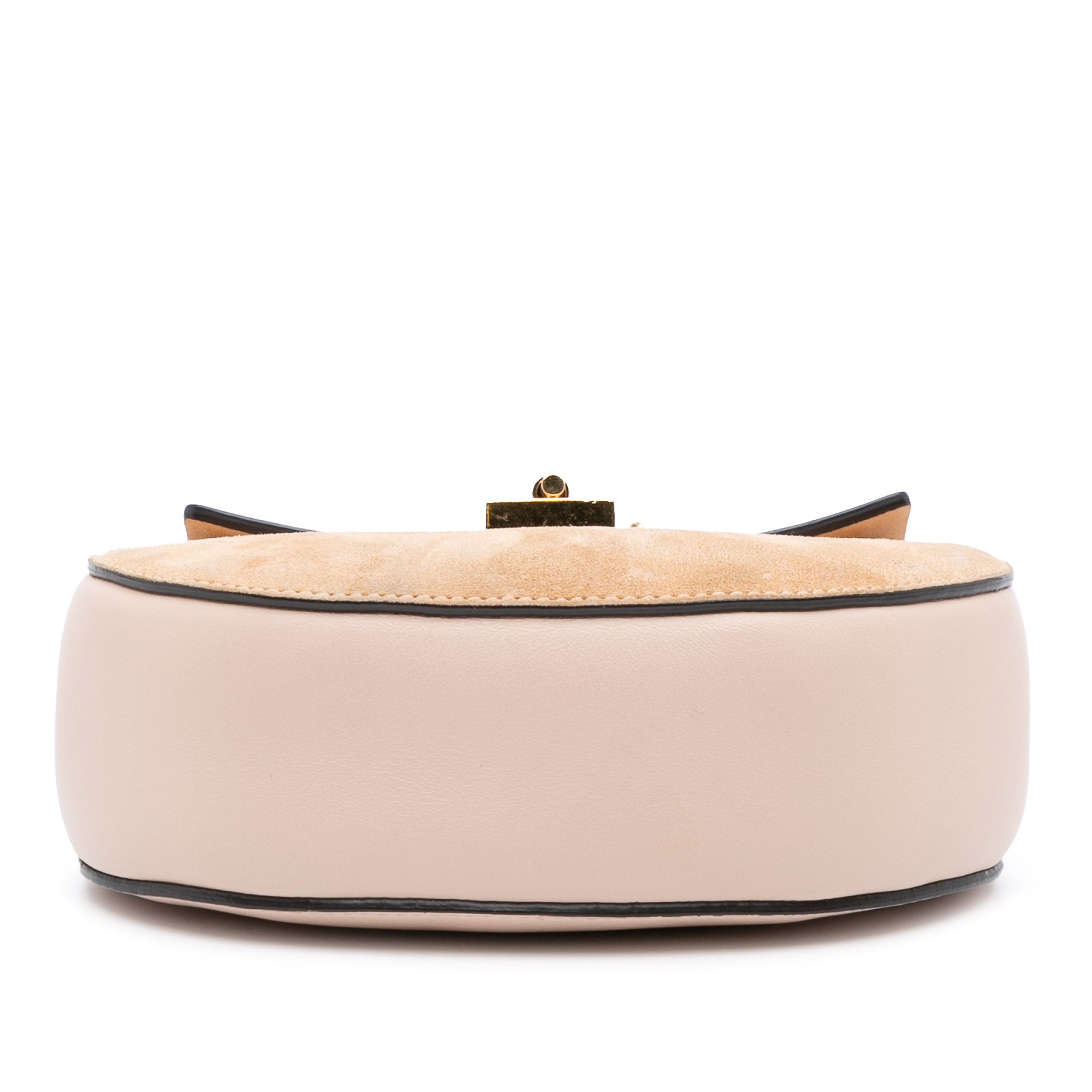 Mini Suede and Calfskin Drew Crossbody