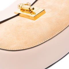 Mini Suede and Calfskin Drew Crossbody