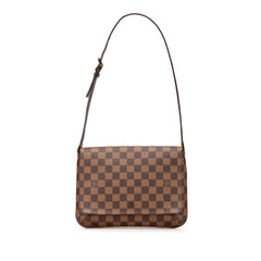 Damier Ebene Musette Tango Short Strap