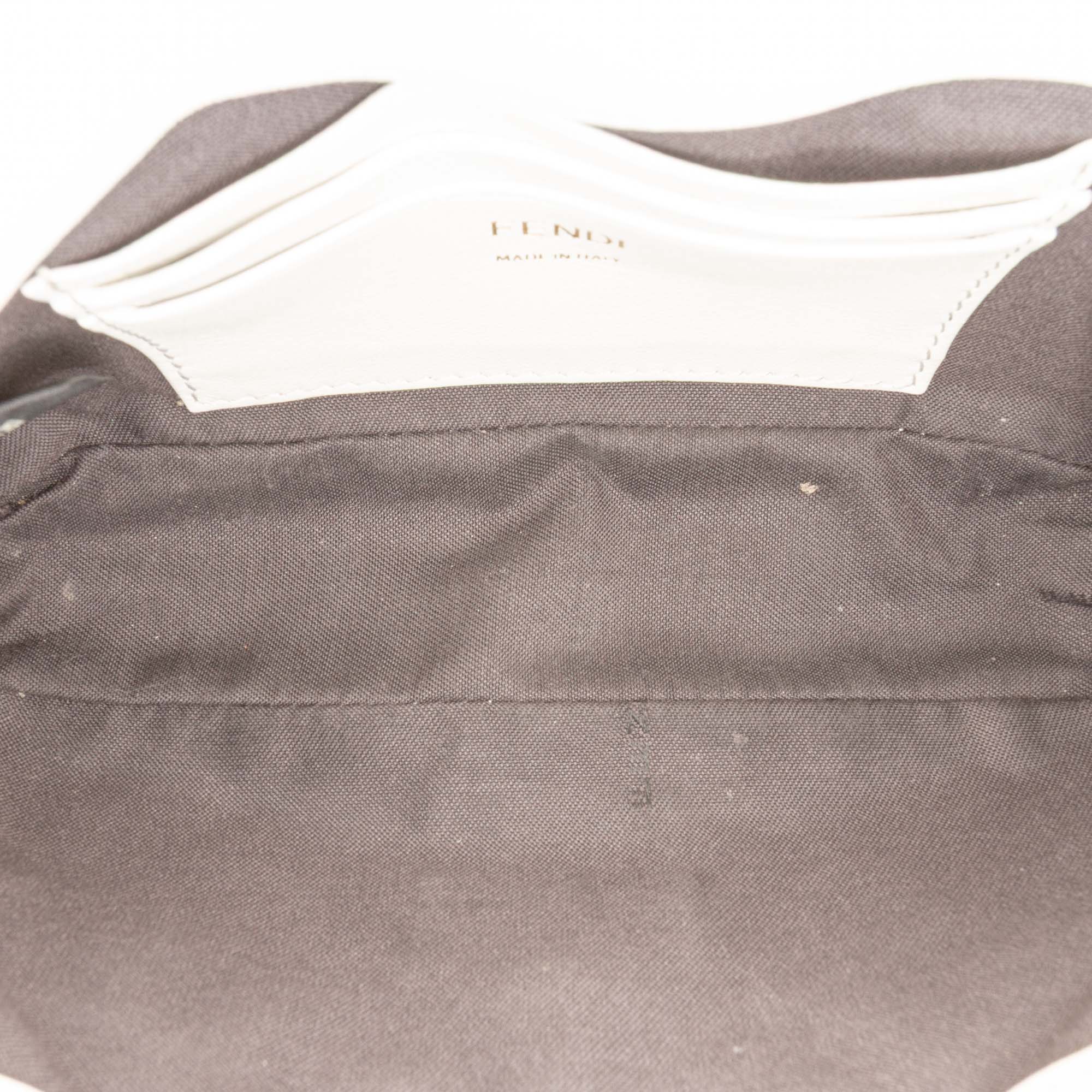 Mini Zucca Embossed Leather Baguette Satchel