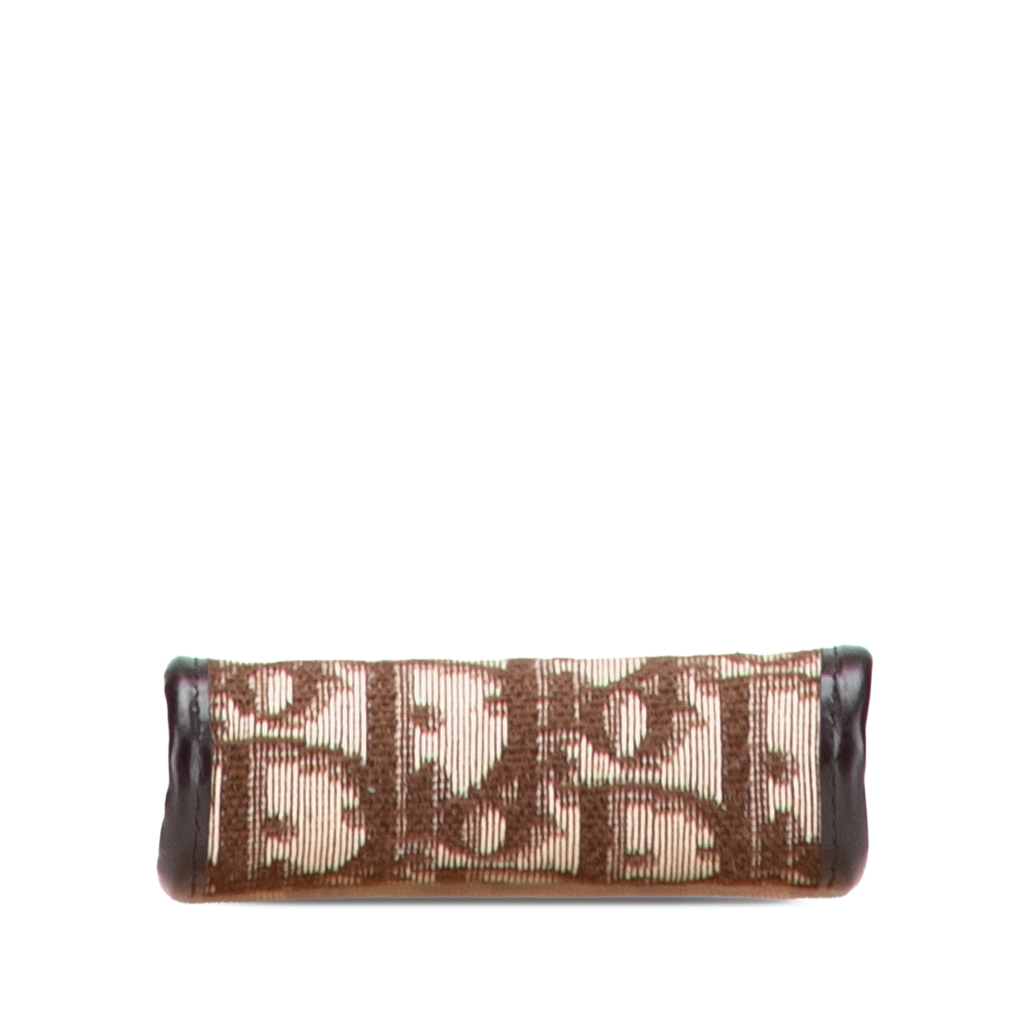 Oblique Canvas Clasp Coin Pouch