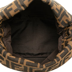 Zucca Canvas Double Flap Shoulder Bag