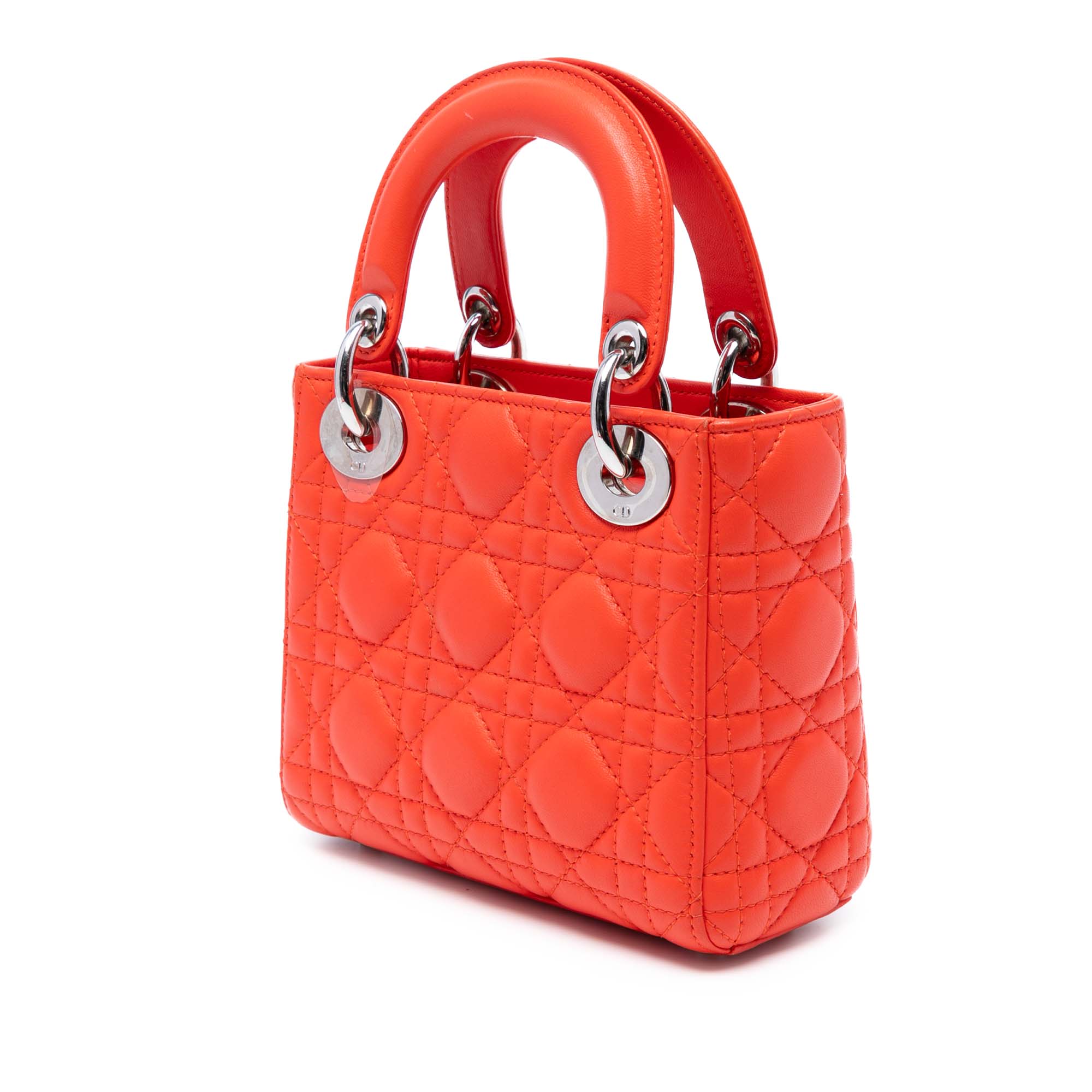 Mini Lambskin Cannage Lady Dior