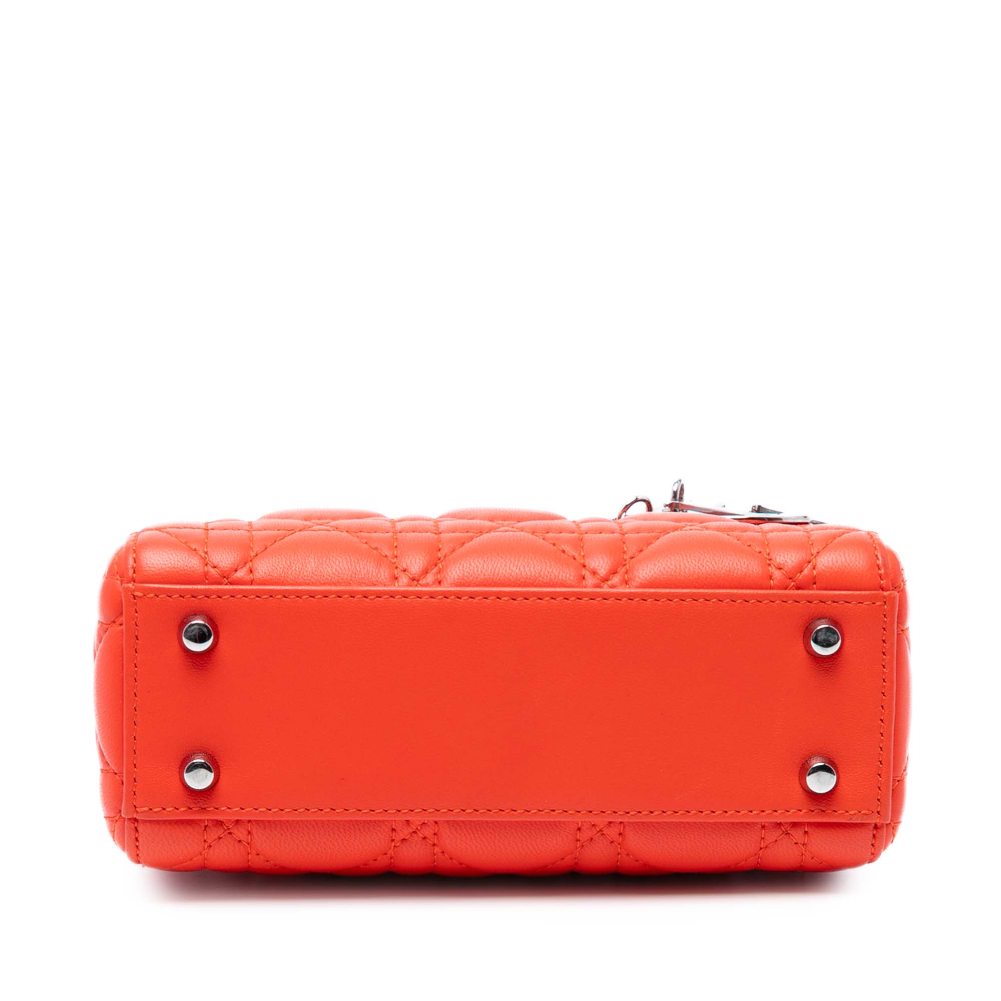 Mini Lambskin Cannage Lady Dior