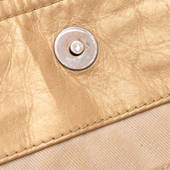Distressed Calfskin Shopping In Moscow Tote