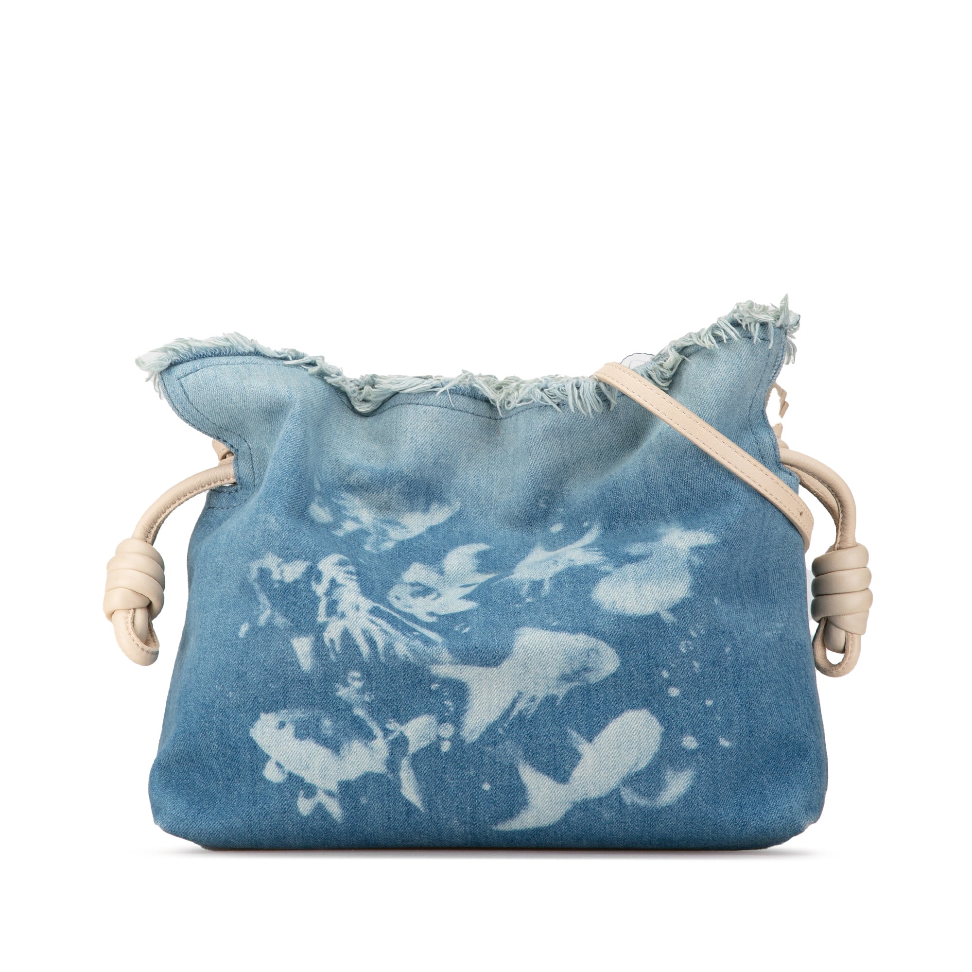 Paula's Ibiza Fish Denim Flamenco Knot Crossbody