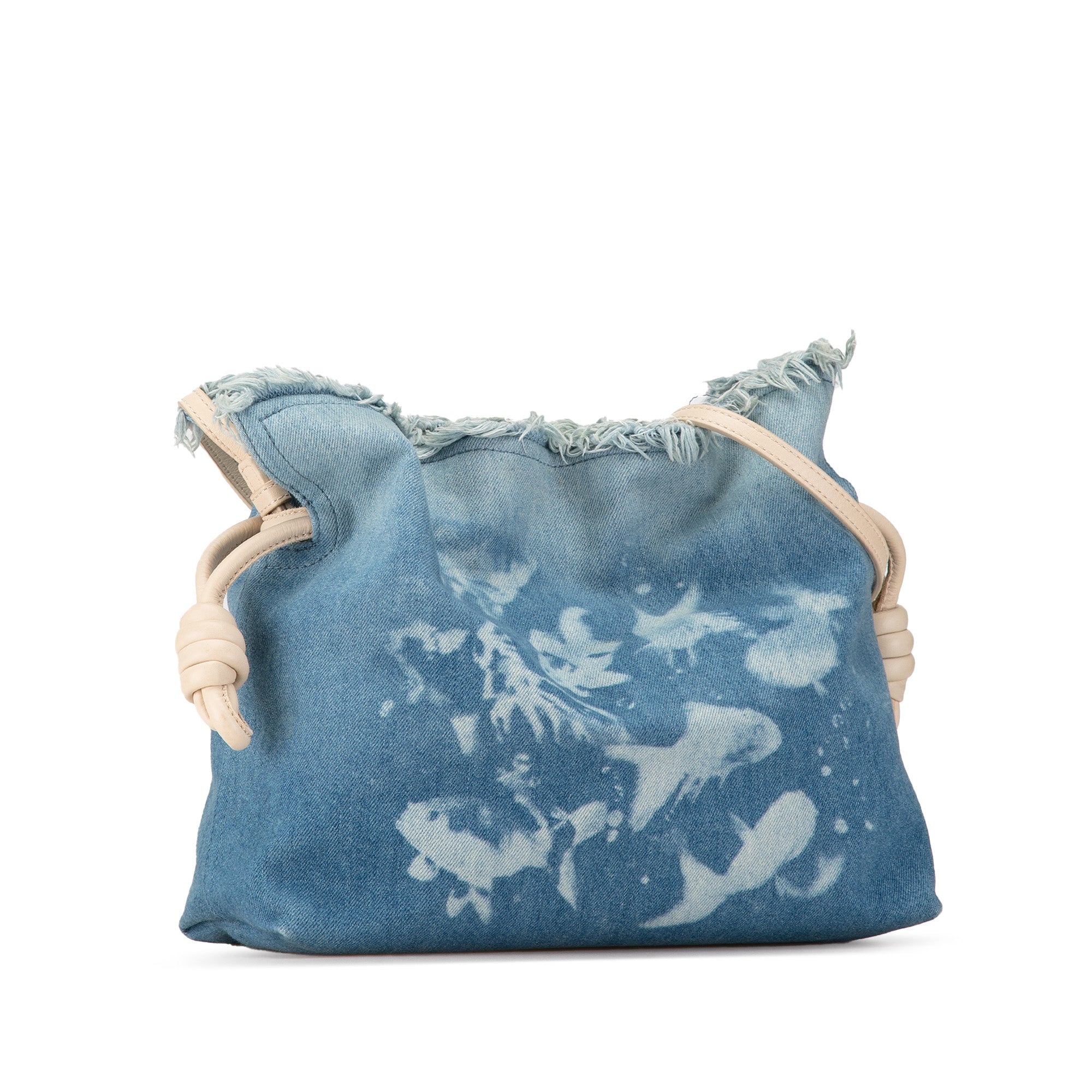 Paula's Ibiza Fish Denim Flamenco Knot Crossbody