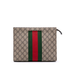 GG Supreme Web Clutch