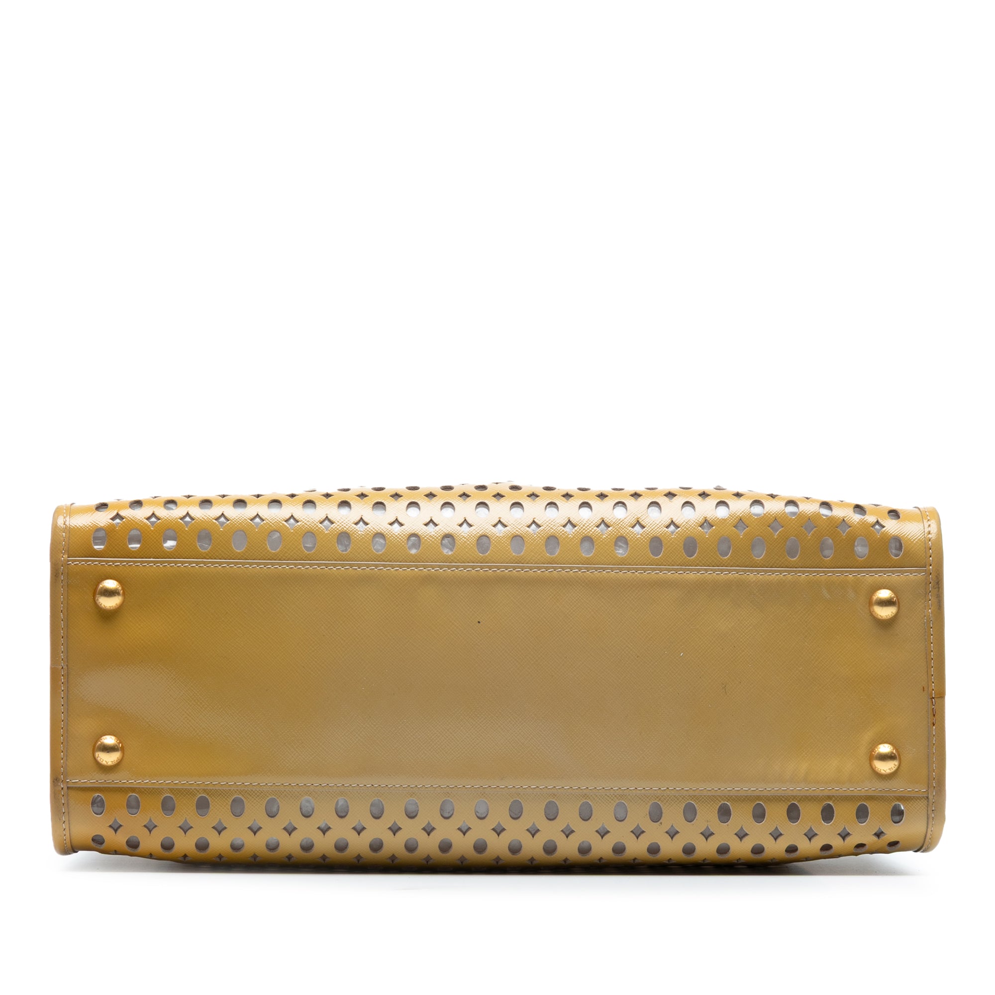 Saffiano Vernice Fori Perforated Tote