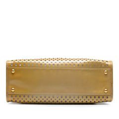 Saffiano Vernice Fori Perforated Tote