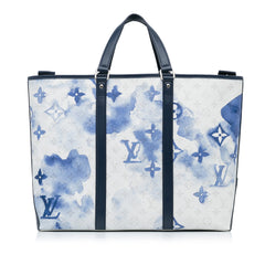 Monogram Watercolor Weekend Tote PM