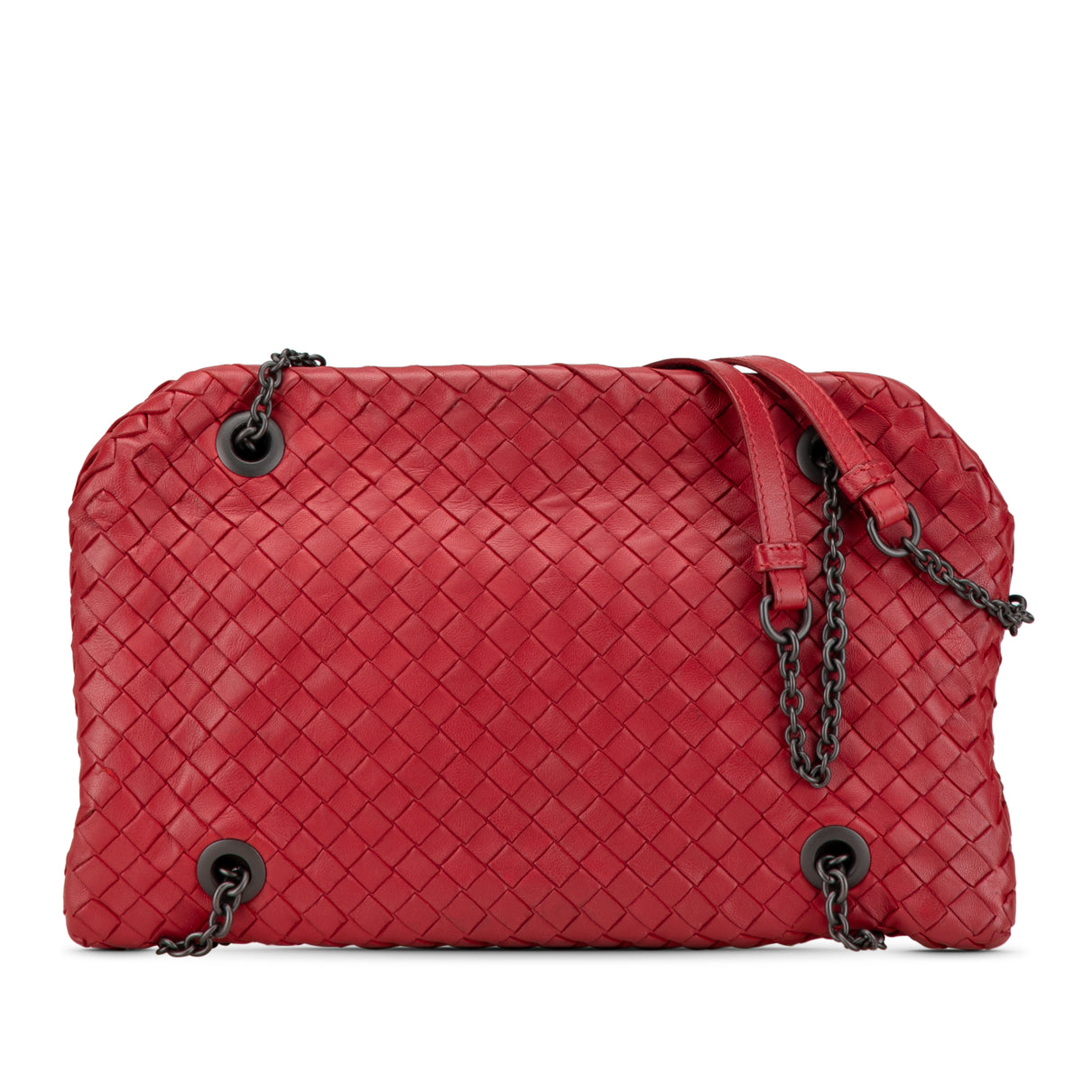 Nappa Intrecciato Duo Shoulder Bag