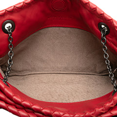 Nappa Intrecciato Duo Shoulder Bag