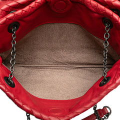 Nappa Intrecciato Duo Shoulder Bag