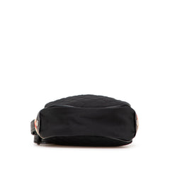 Nova Check Trimmed Quilted Nylon Round Crossbody