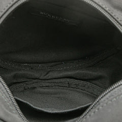 Nova Check Trimmed Quilted Nylon Round Crossbody