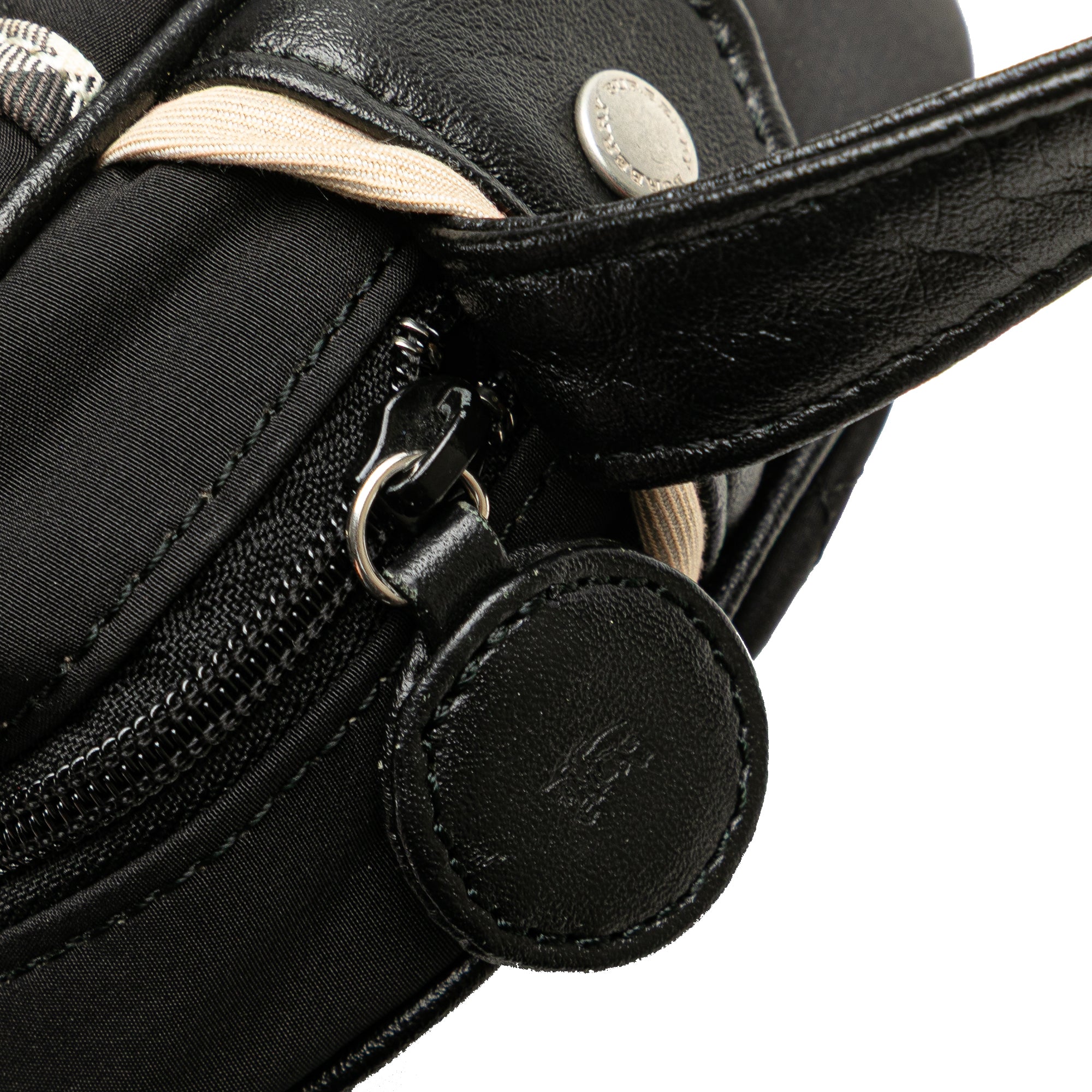 Nova Check Trimmed Quilted Nylon Round Crossbody
