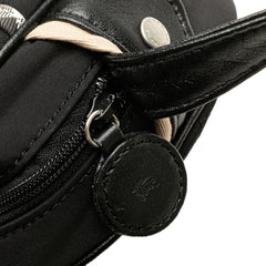 Nova Check Trimmed Quilted Nylon Round Crossbody