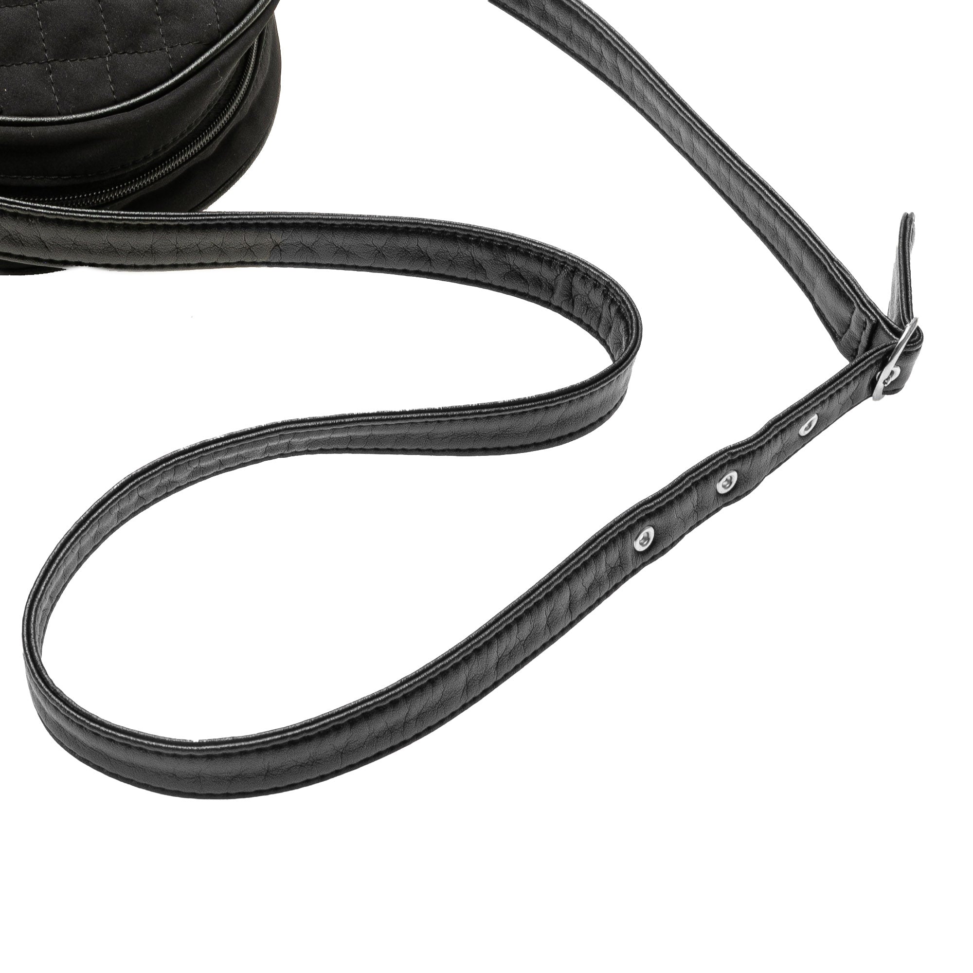Nova Check Trimmed Quilted Nylon Round Crossbody
