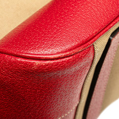 Cinghiale Trimmed Canvas Canapa Bauletto Bag