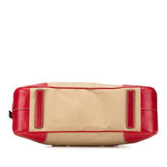 Cinghiale Trimmed Canvas Canapa Bauletto Bag