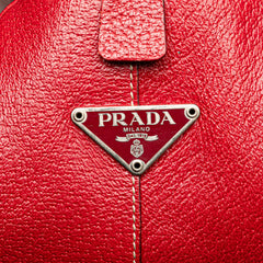 Cinghiale Trimmed Canvas Canapa Bauletto Bag