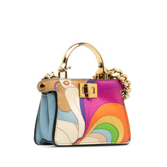 Nano Rainbow Inlay Peekaboo Satchel