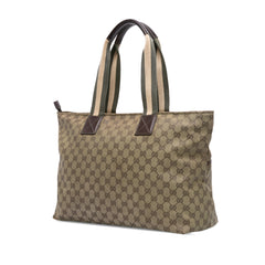 GG Canvas Web Tote