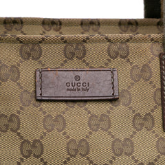 GG Canvas Web Tote