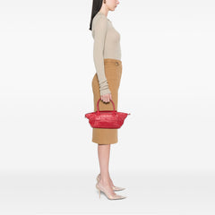 Lambskin Square Stitched Lax Handbag