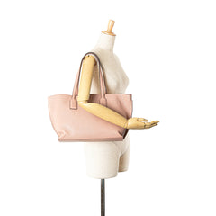 Leather Anagram T Shopper Tote