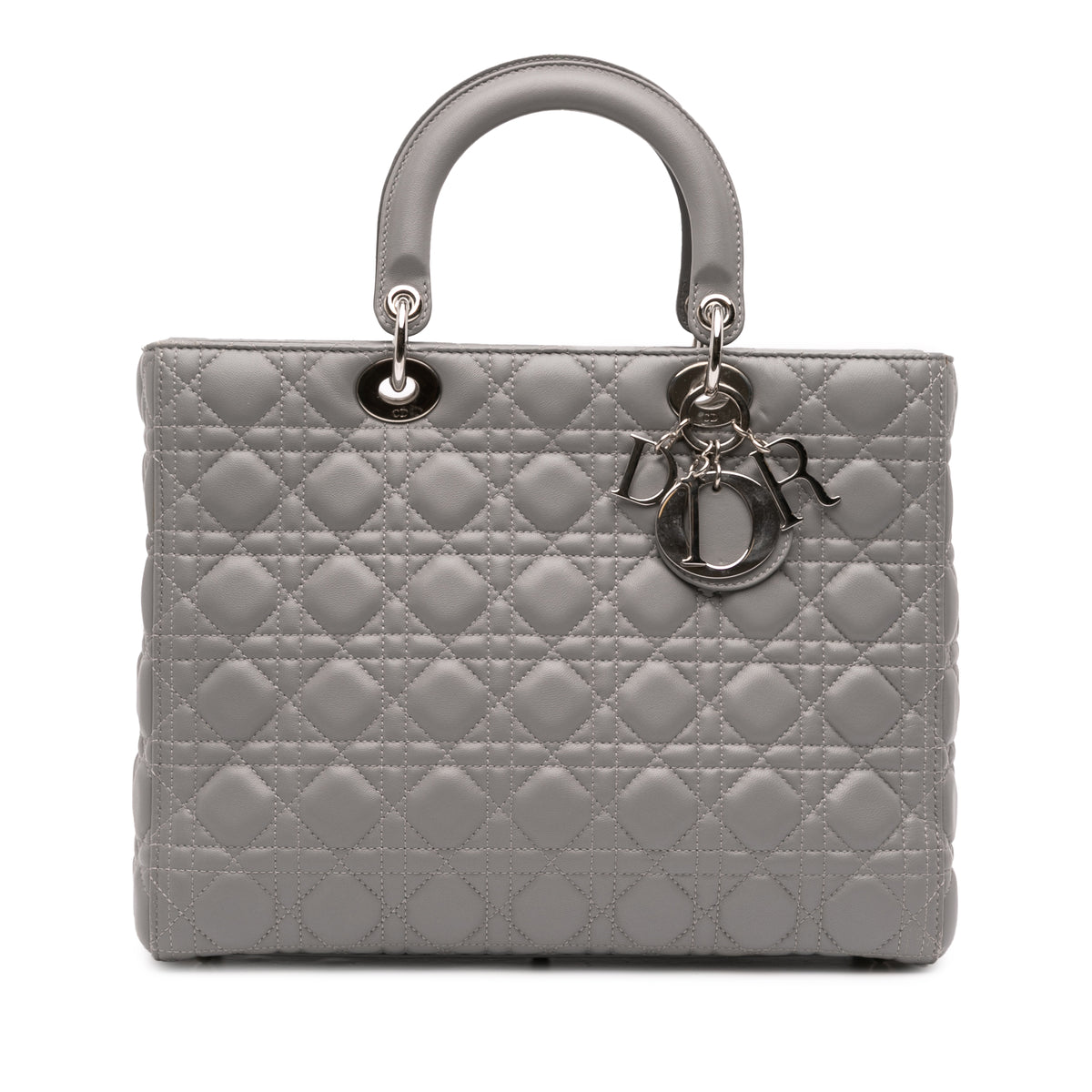 Large Lambskin Cannage Lady Dior
