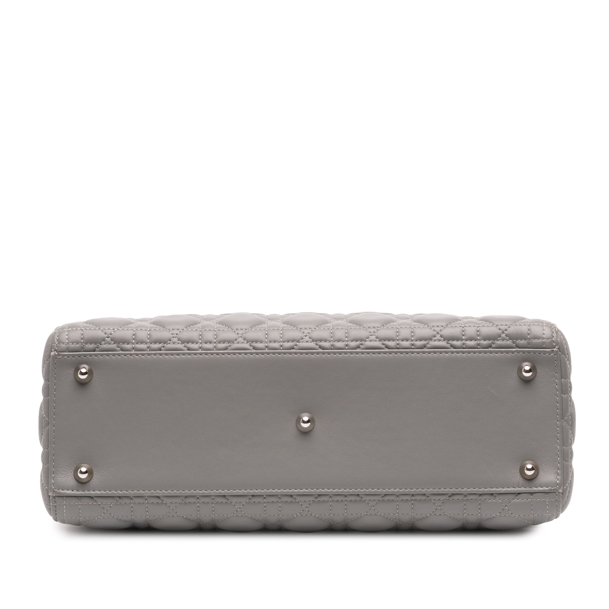Large Lambskin Cannage Lady Dior