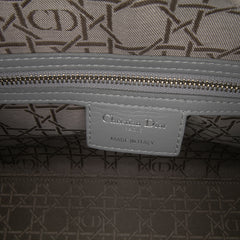 Large Lambskin Cannage Lady Dior
