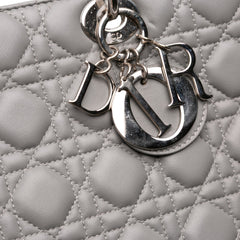 Large Lambskin Cannage Lady Dior