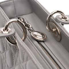 Large Lambskin Cannage Lady Dior