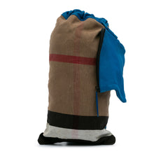 Mega Check Canvas Drawstring Sling Bag