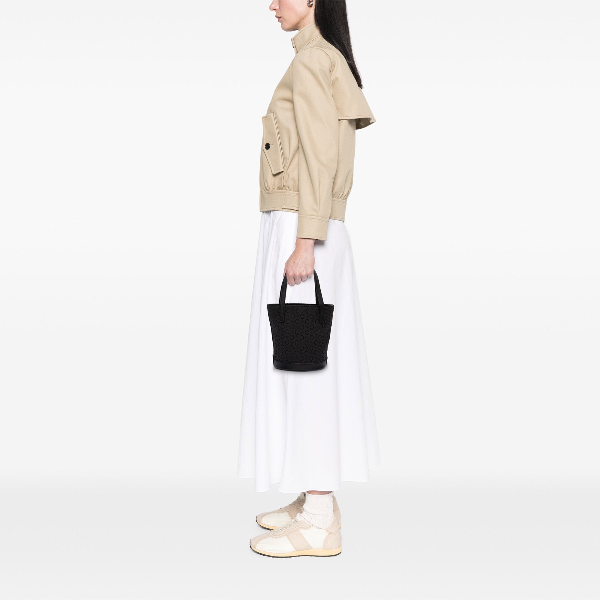 C Macadam Canvas Handbag