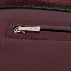 Suede Calfskin and Pony Hair Diamond Clutch