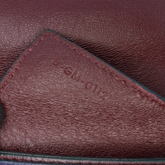Suede Calfskin and Pony Hair Diamond Clutch