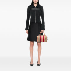 Small GG Canvas Web Joy Boston Bag