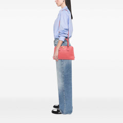 Medium Saffiano Lux Promenade Satchel