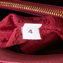 Medium Saffiano Lux Promenade Satchel