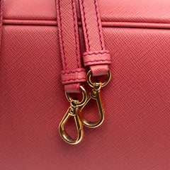 Medium Saffiano Lux Promenade Satchel