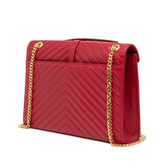 Large Monogram Chevron Envelope Bag