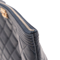 Medium Quilted Lambskin Boy O Case Clutch