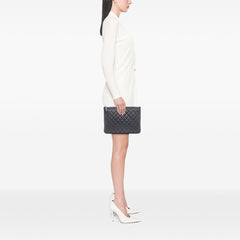Medium Quilted Lambskin Boy O Case Clutch