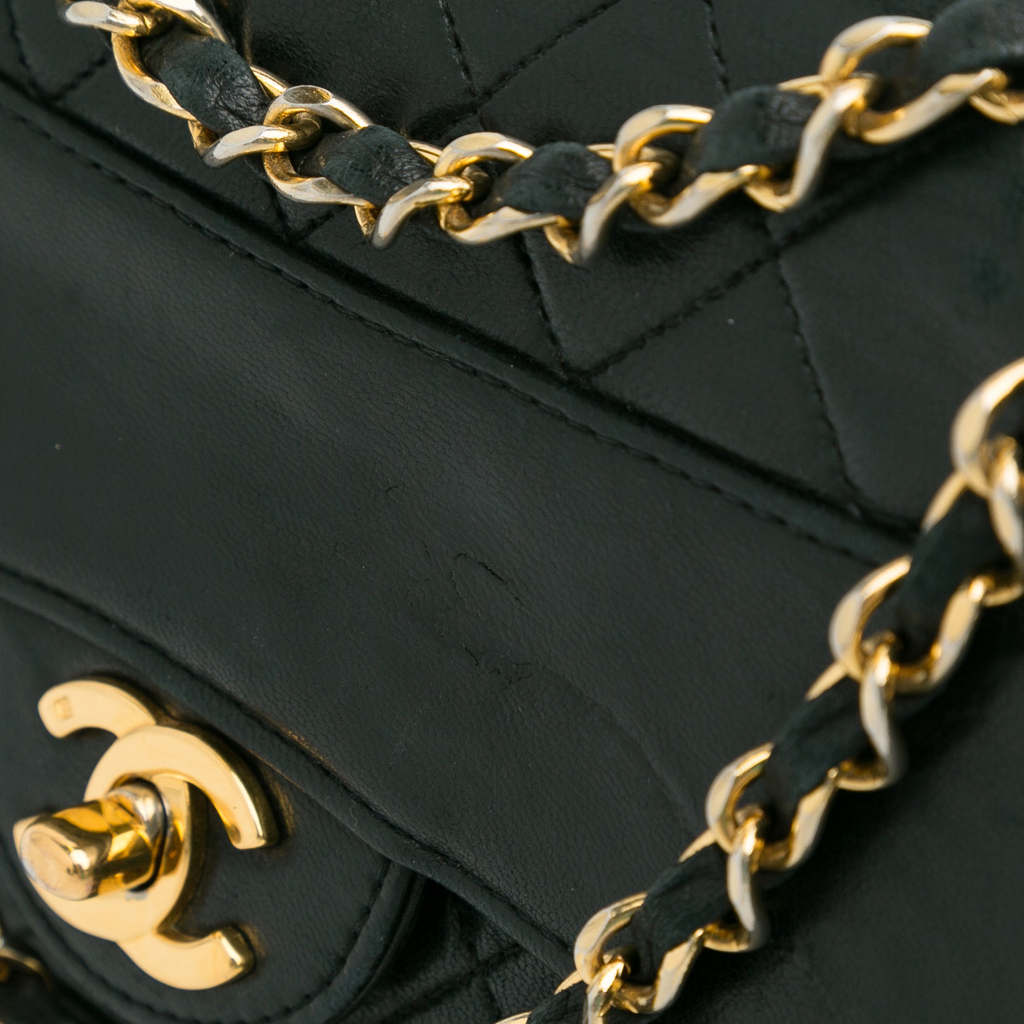 Quilted Lambskin Shoulder Bag