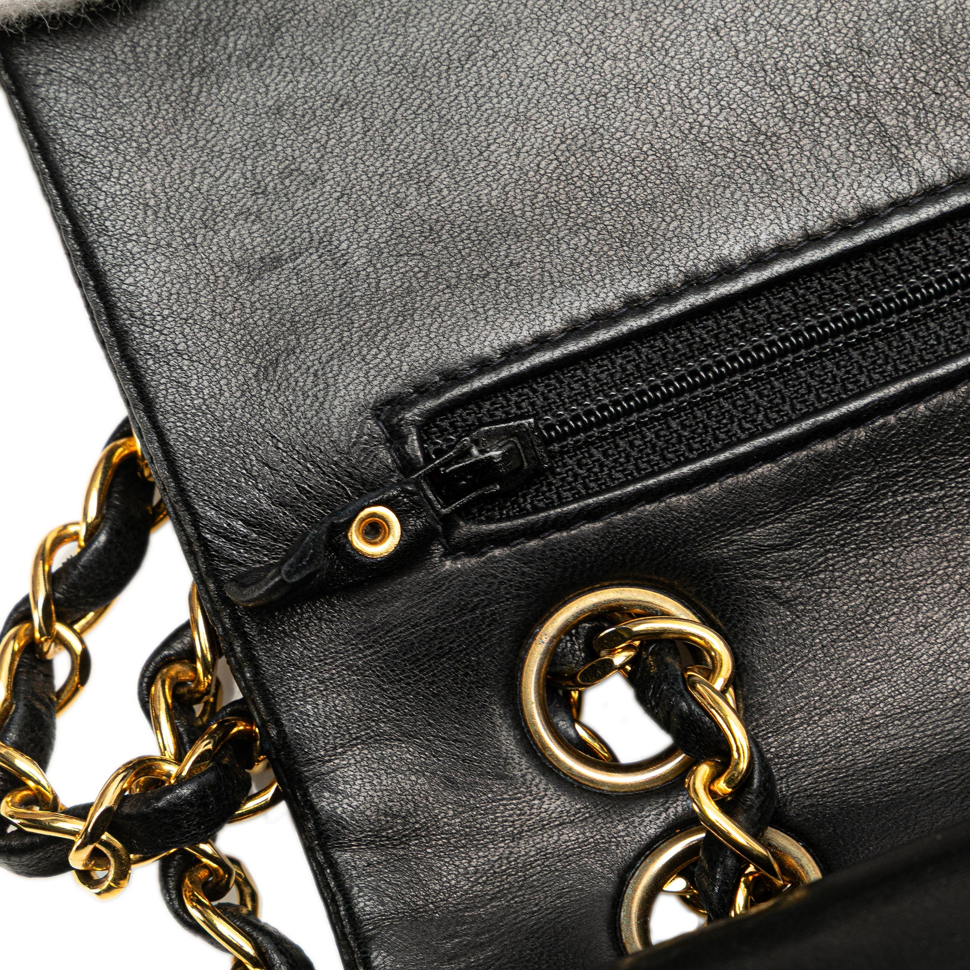 Small Classic Lambskin Double Flap